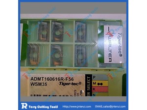Walter tungsten CNC insert ADMT160616R-F56 WSM35 with original cutting performance, attractive price