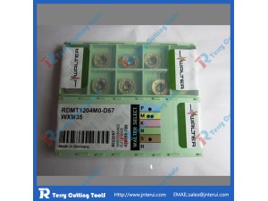 Walter carbide indexable insert RDMT1204MO-D57 WXM35 with attractive price, long working life